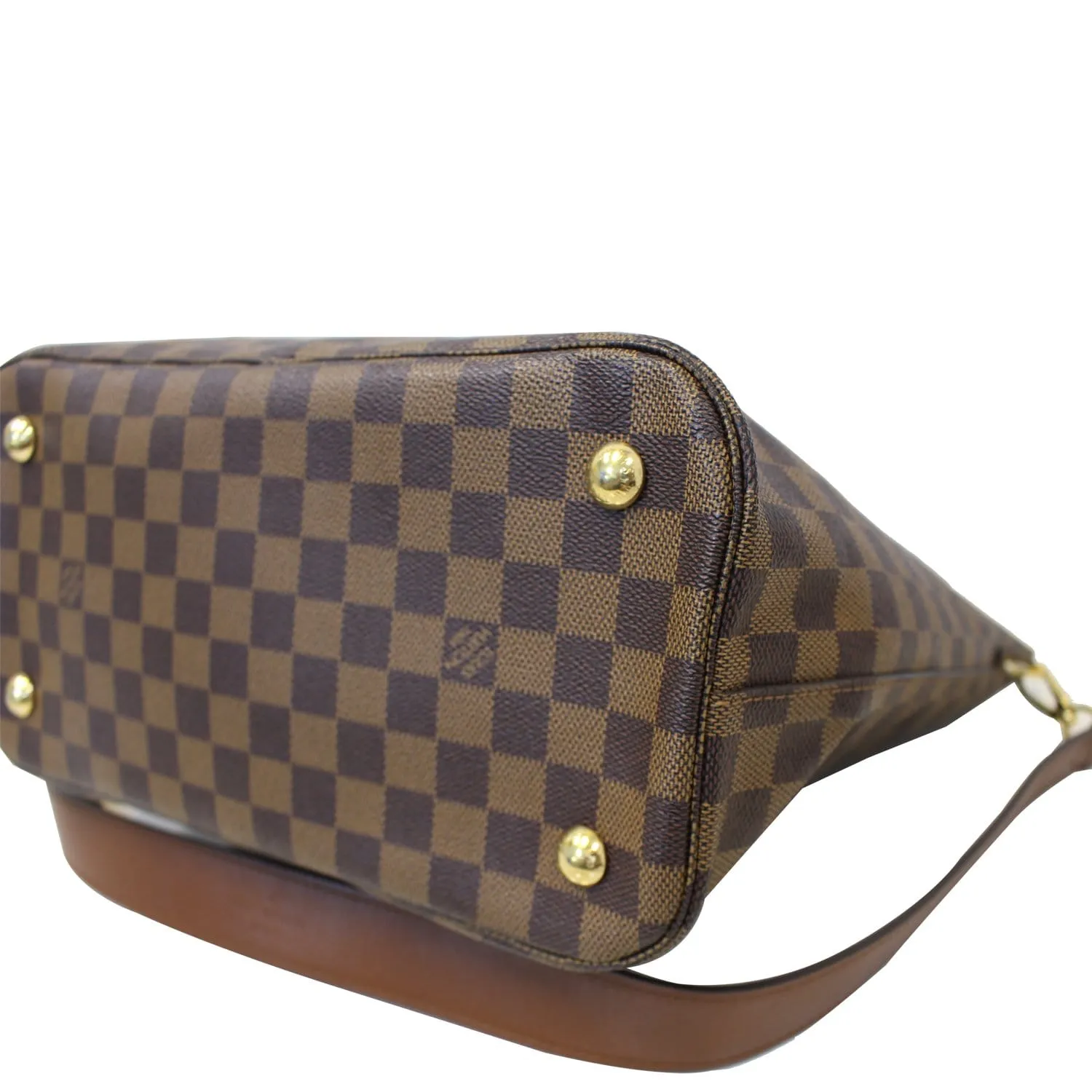 LOUIS VUITTON Belmont Damier Ebene Shoulder Handbag