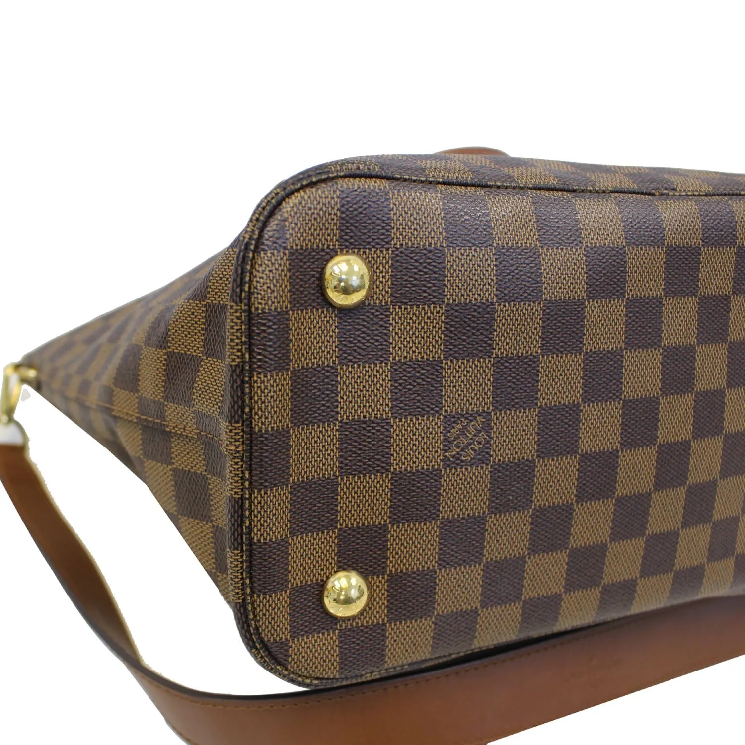 LOUIS VUITTON Belmont Damier Ebene Shoulder Handbag