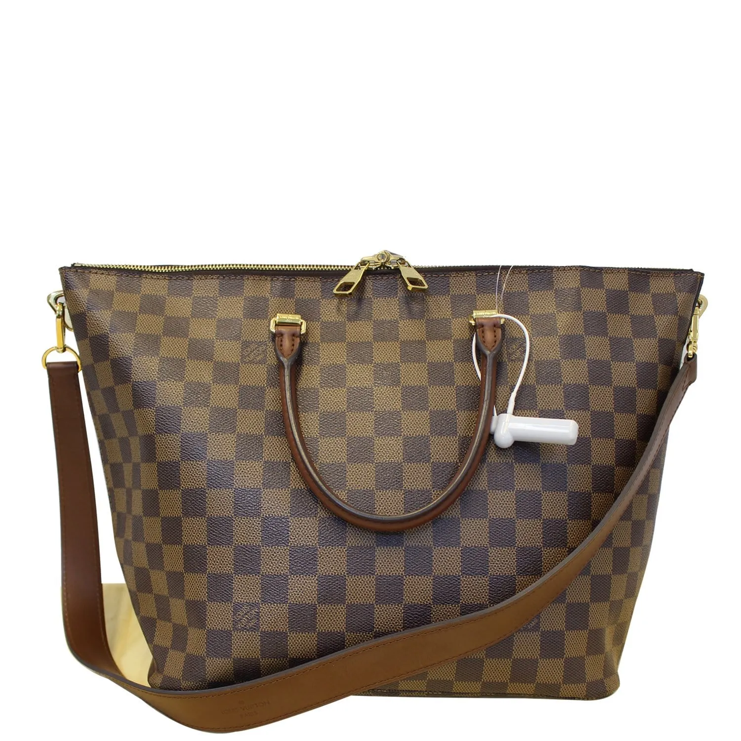 LOUIS VUITTON Belmont Damier Ebene Shoulder Handbag