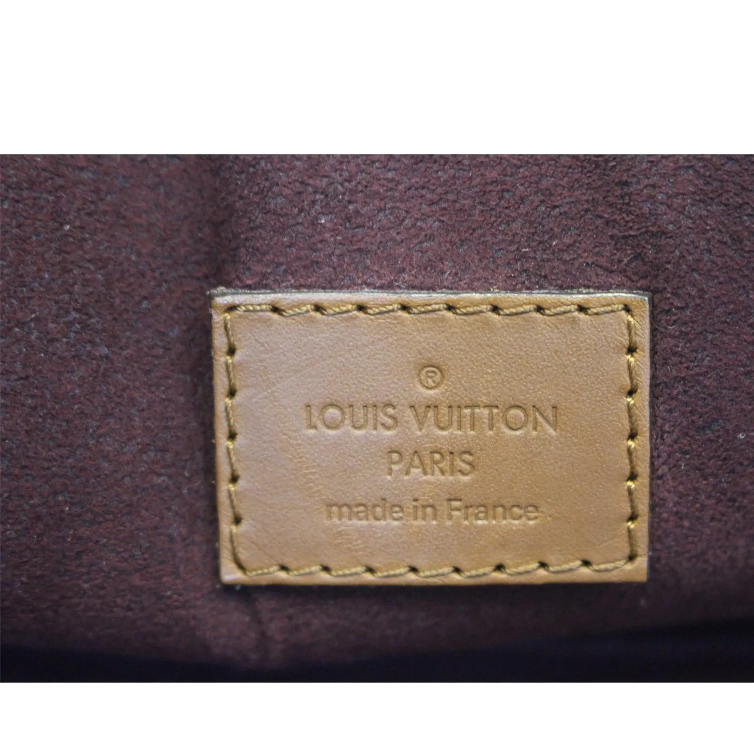 LOUIS VUITTON Belmont Damier Ebene Shoulder Handbag
