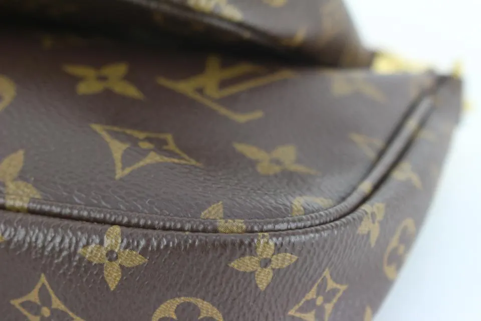 Louis Vuitton Khaki Monogram Multi Pochette Accessories 3 Way 62lz63s
