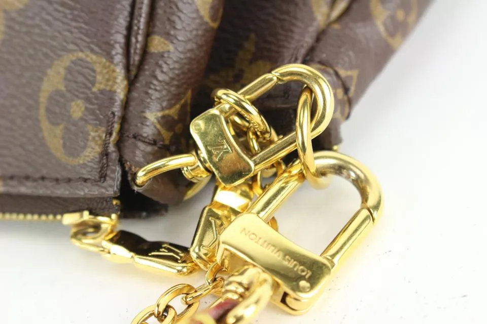 Louis Vuitton Khaki Monogram Multi Pochette Accessories 3 Way 62lz63s
