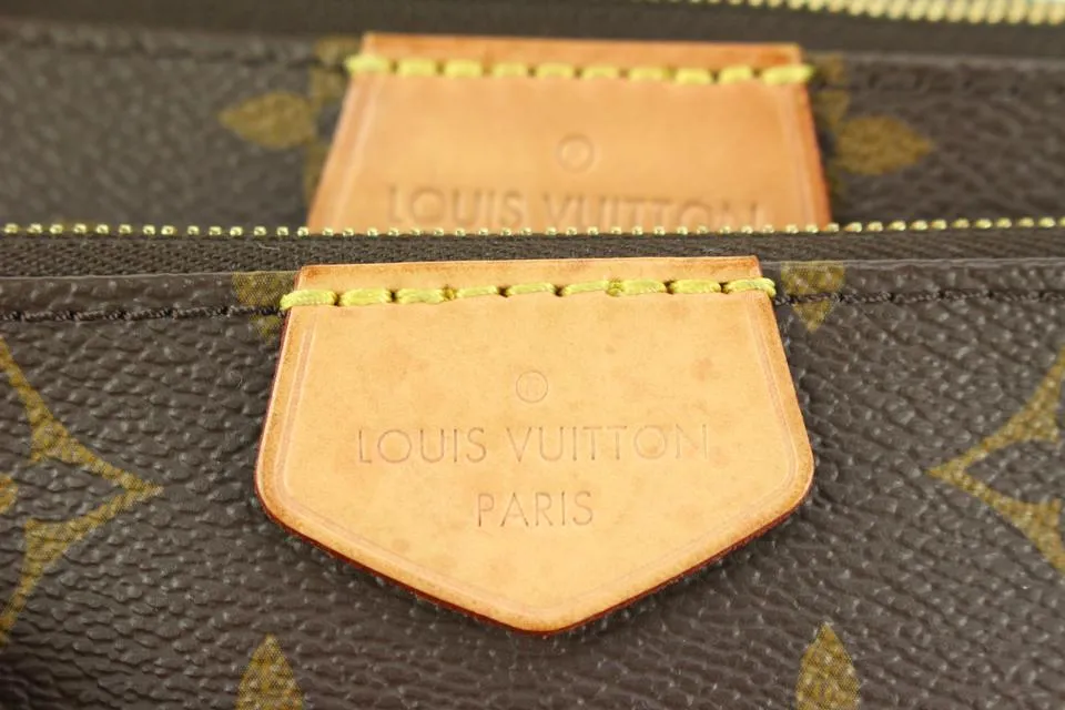 Louis Vuitton Khaki Monogram Multi Pochette Accessories 3 Way 62lz63s