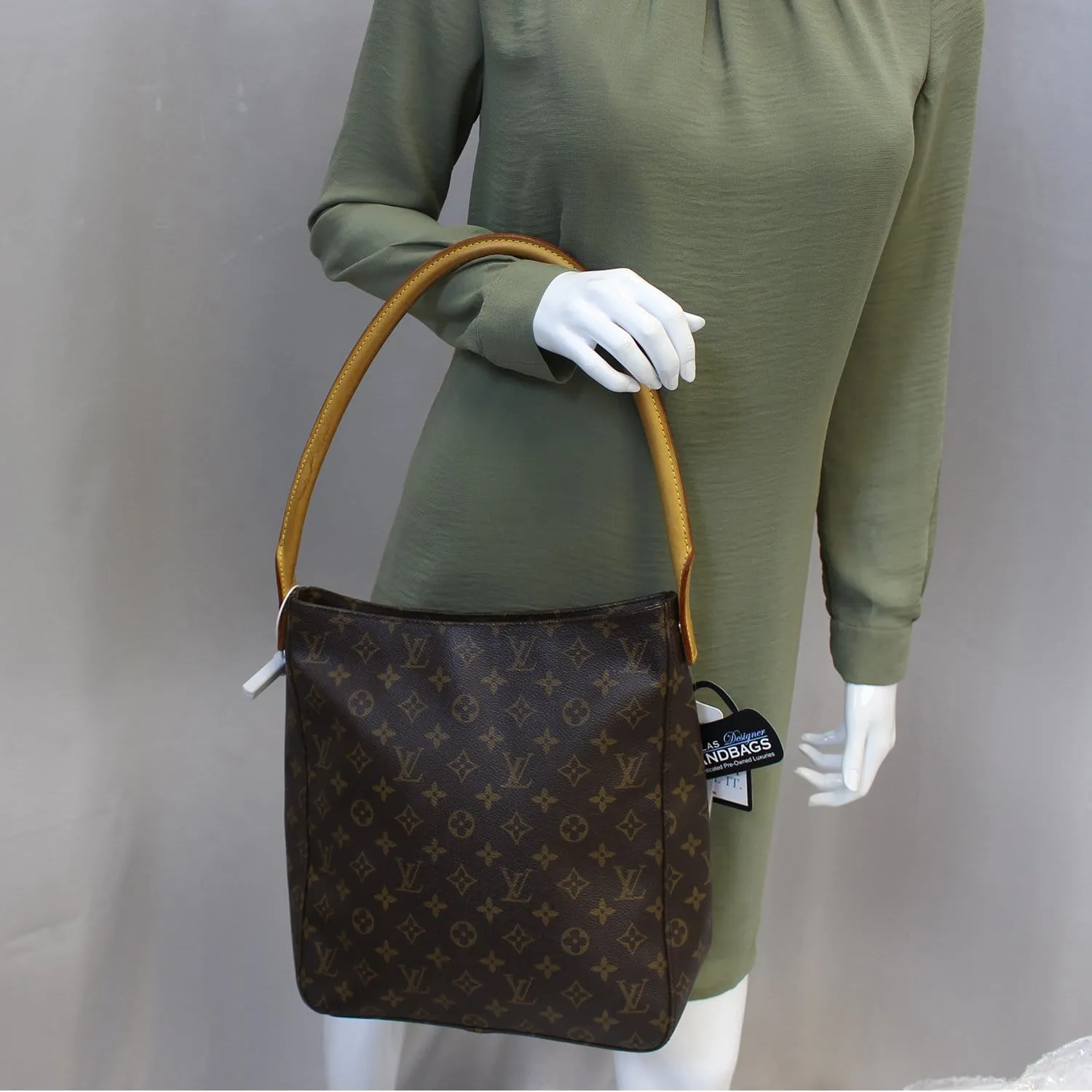 LOUIS VUITTON Monogram Canvas Looping GM Shoulder Bag