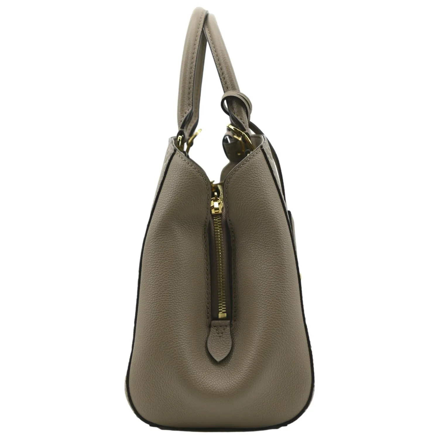 LOUIS VUITTON Montaigne MM Monogram Empreinte Shoulder Bag Tourterelle