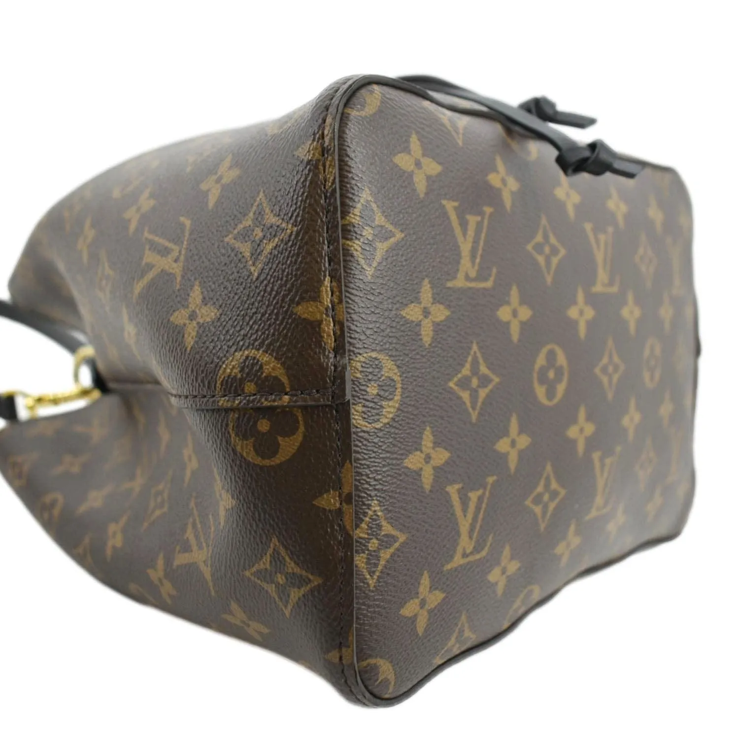 LOUIS VUITTON Neonoe Monogram Canvas Shoulder Bag Black