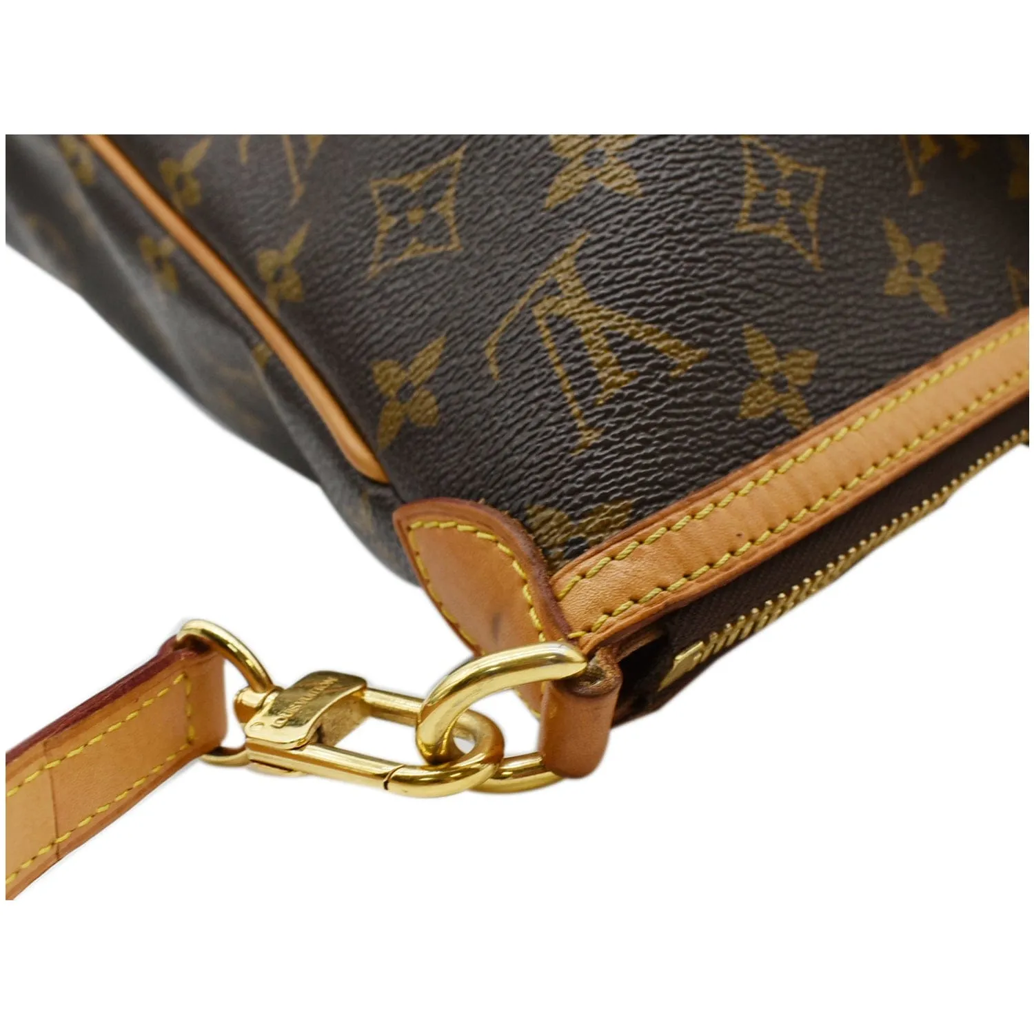 LOUIS VUITTON Palermo GM Monogram Canvas Tote Shoulder Bag Brown