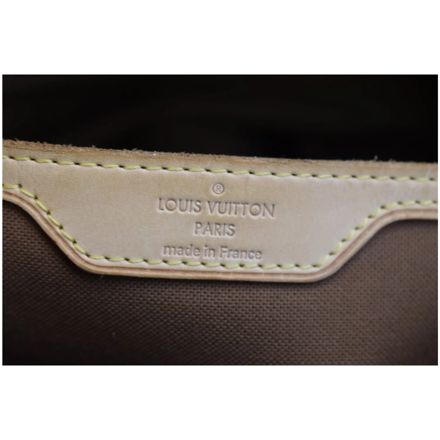 LOUIS VUITTON Palermo GM Monogram Canvas Tote Shoulder Bag Brown