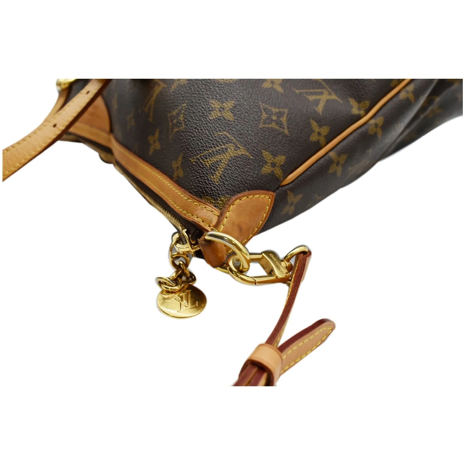 LOUIS VUITTON Palermo GM Monogram Canvas Tote Shoulder Bag Brown