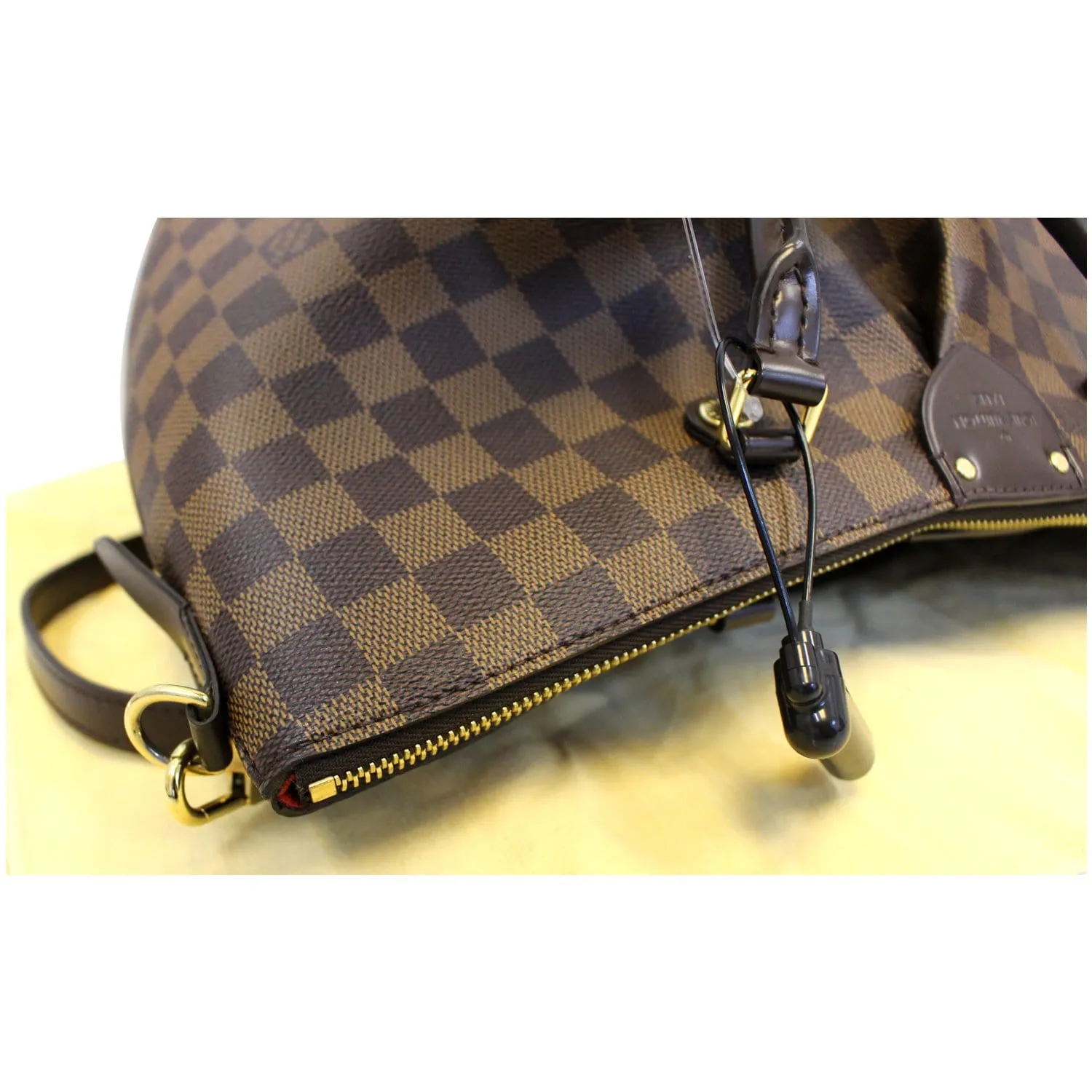 LOUIS VUITTON Siena MM Damier Ebene Shoulder Handbag