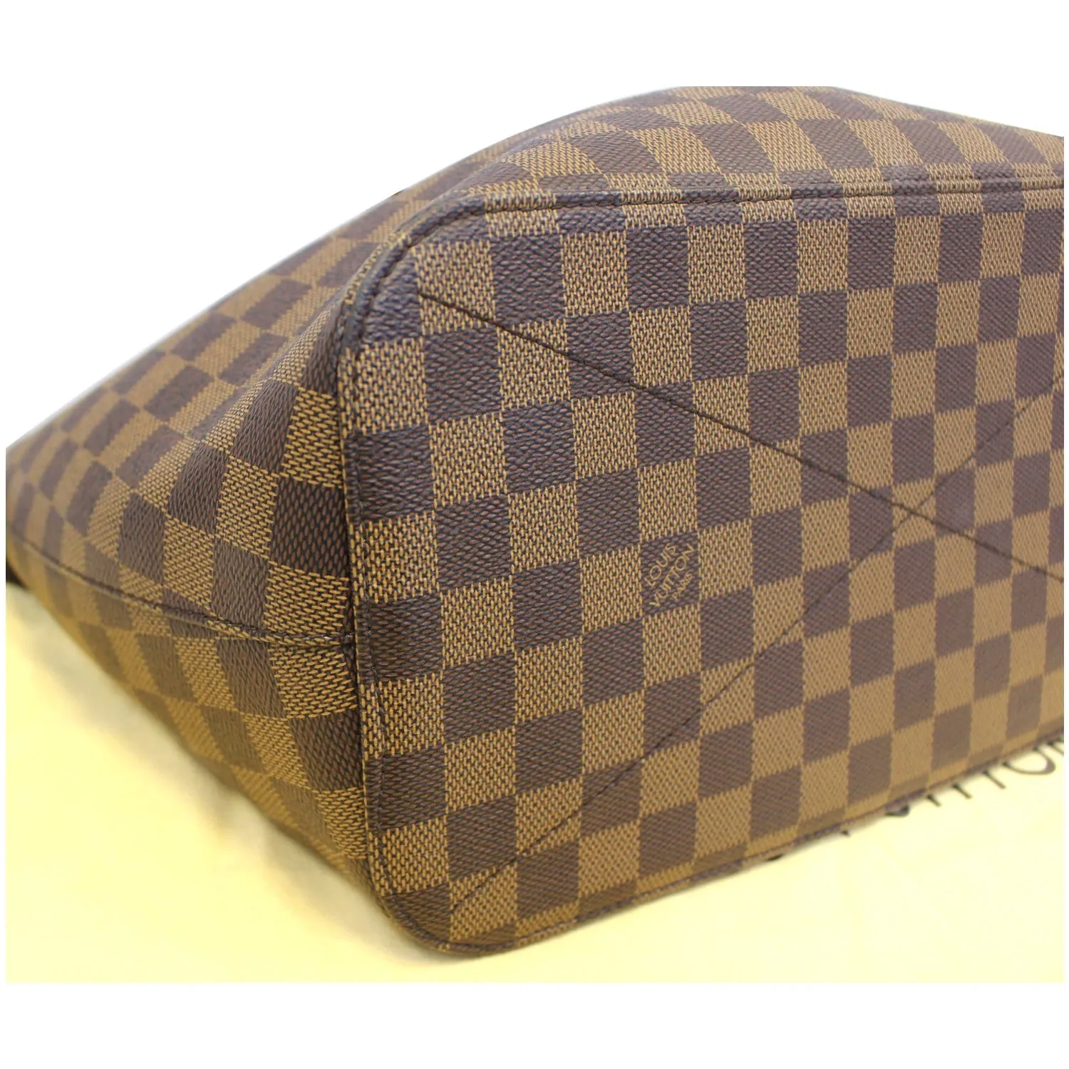 LOUIS VUITTON Siena MM Damier Ebene Shoulder Handbag