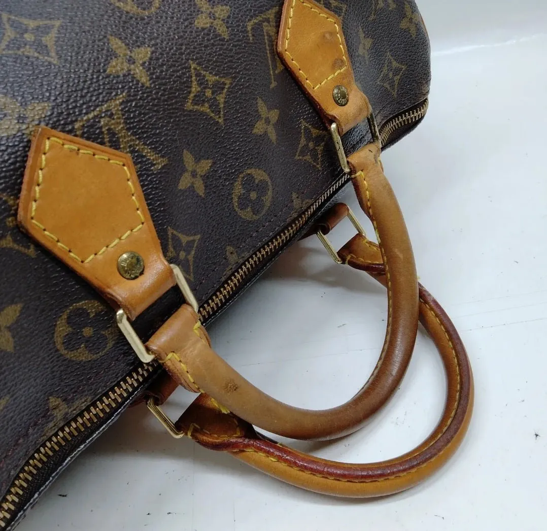 Louis Vuitton Speedy 30 Brown Monogram Hand Bag