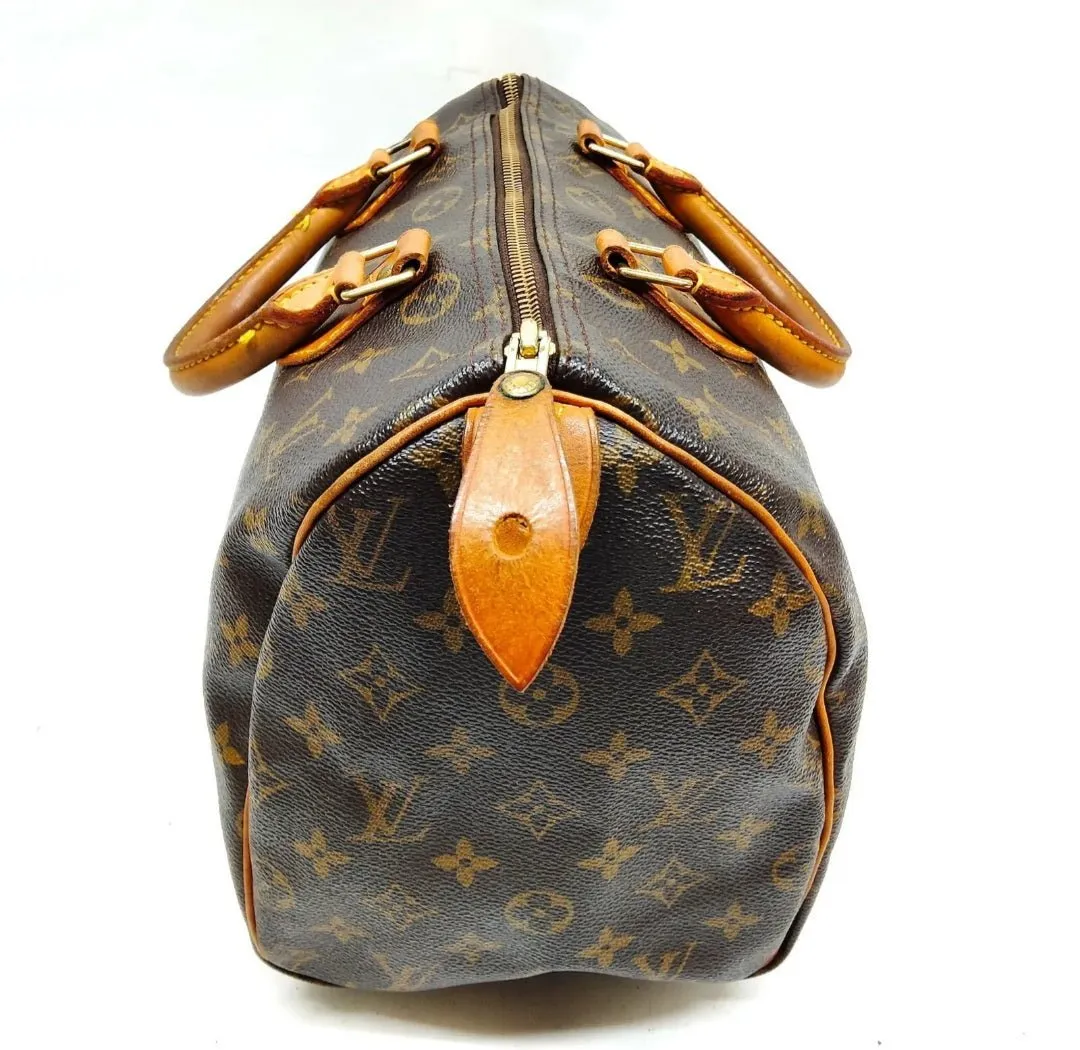 Louis Vuitton Speedy 30 Brown Monogram Hand Bag