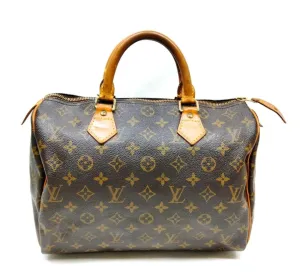 Louis Vuitton Speedy 30 Brown Monogram Hand Bag