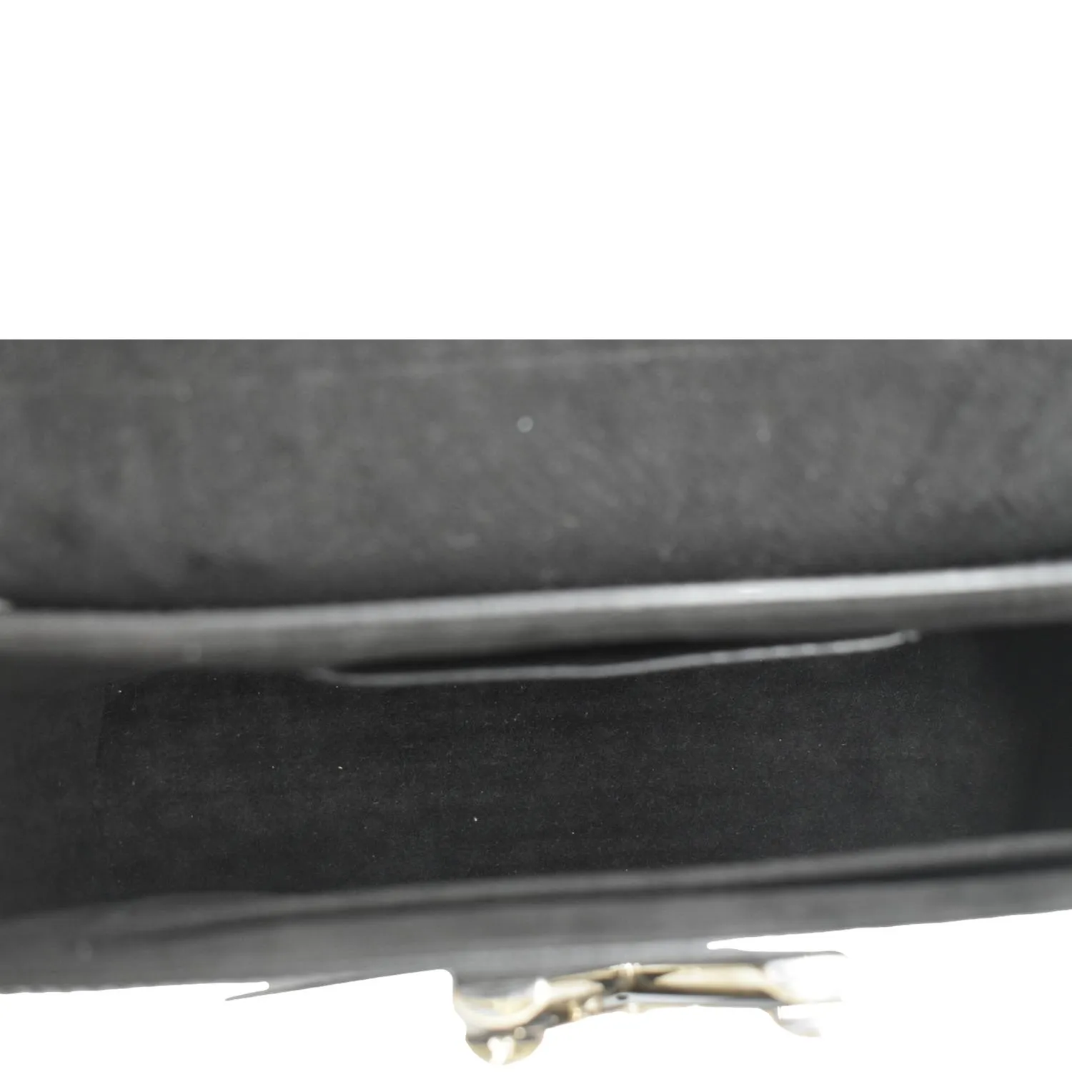 LOUIS VUITTON Twist Whipstitch MM Epi Leather Shoulder Bag Black