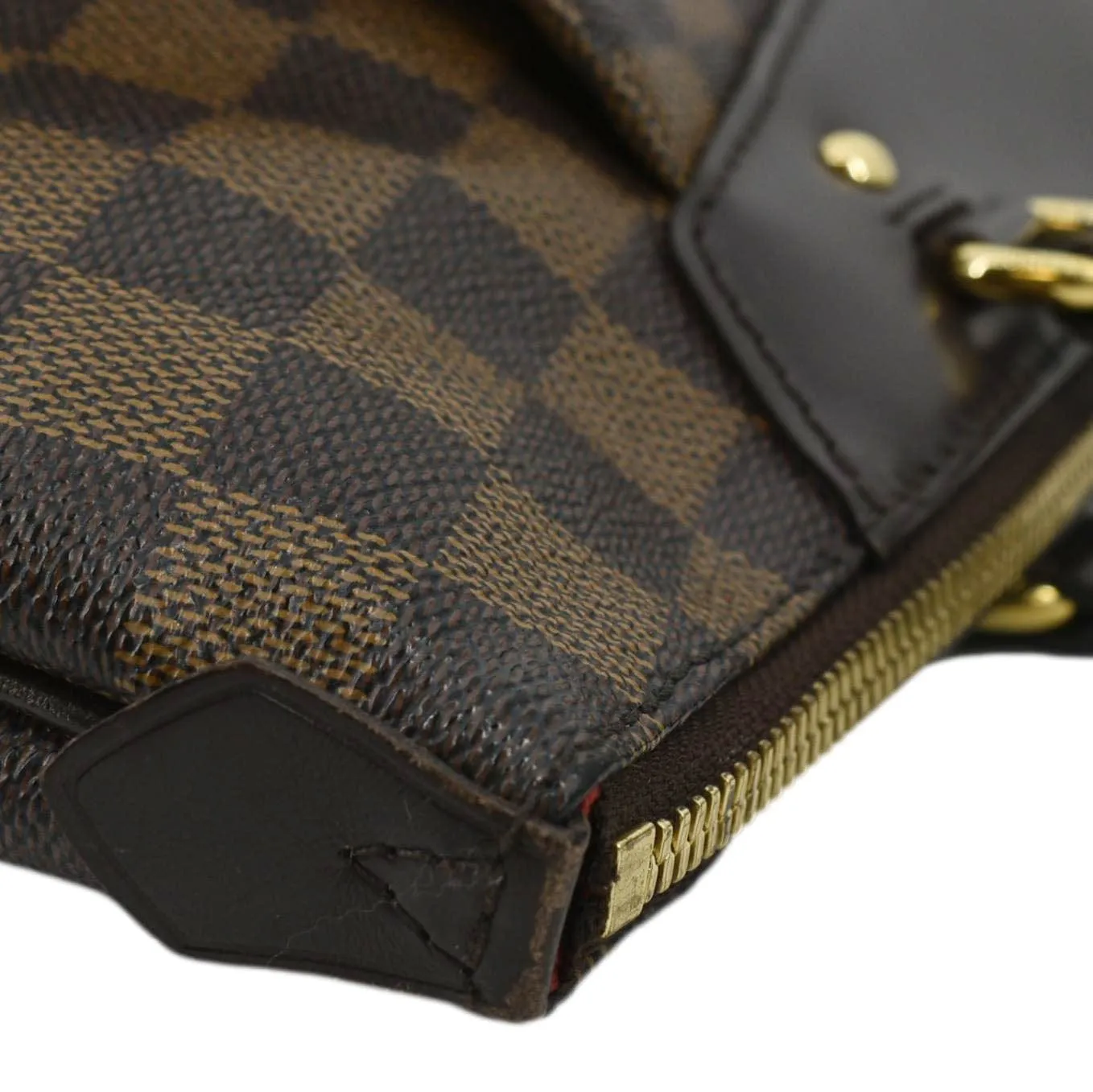 LOUIS VUITTON Westminster PM Damier Ebene Shoulder Bag Brown