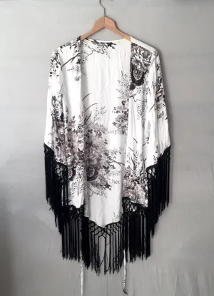 Lucy Liu Print Kimono