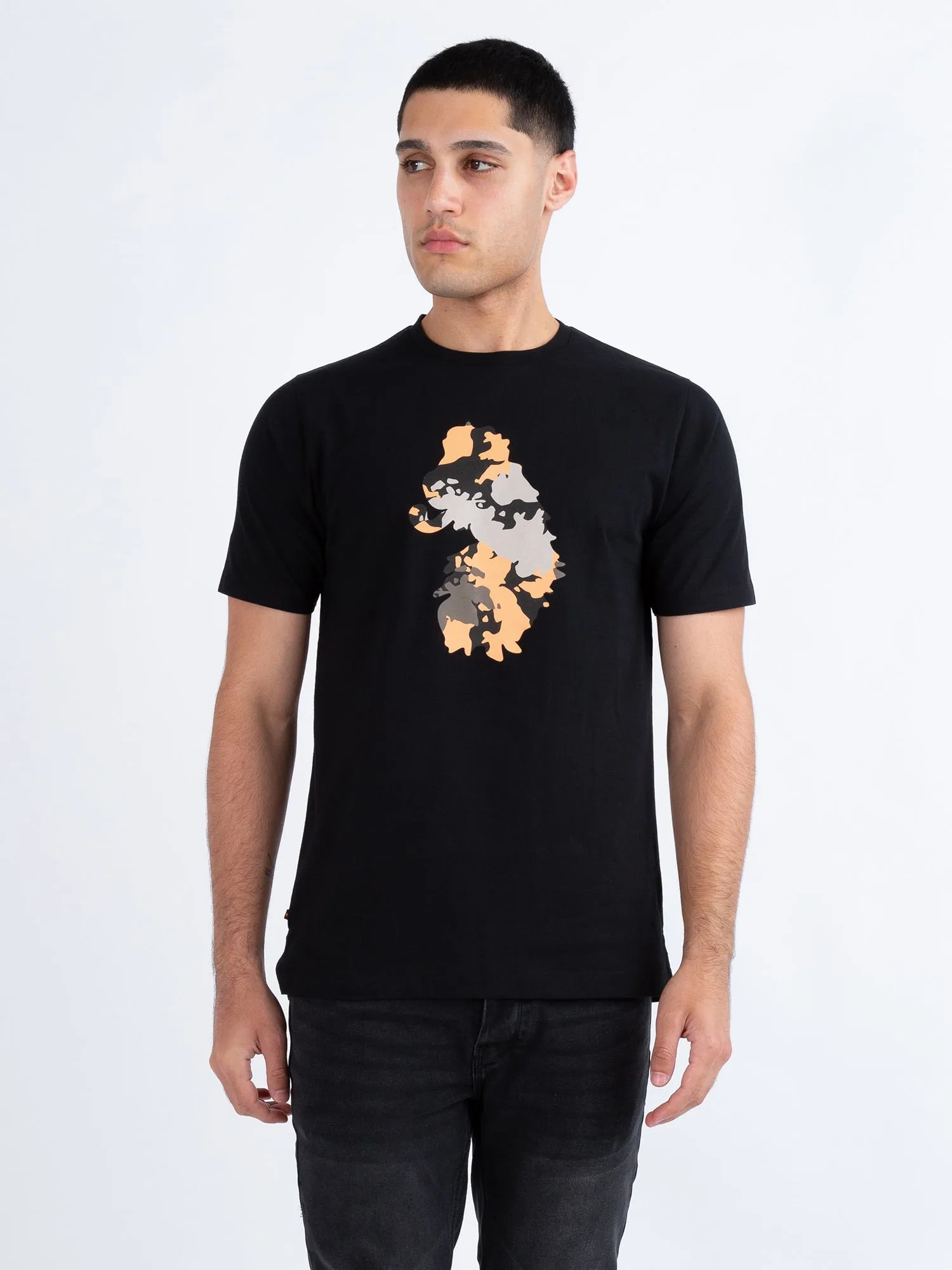 Luke 1977 M720152 Infilapenny T-shirt Black Nectarine