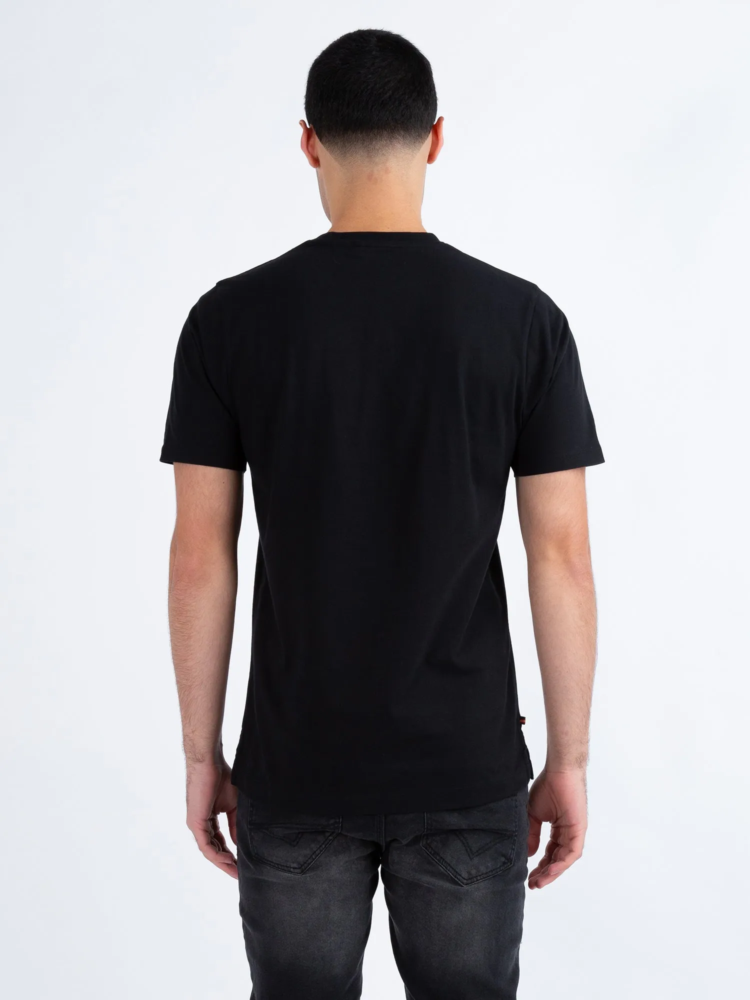 Luke 1977 M720152 Infilapenny T-shirt Black Nectarine