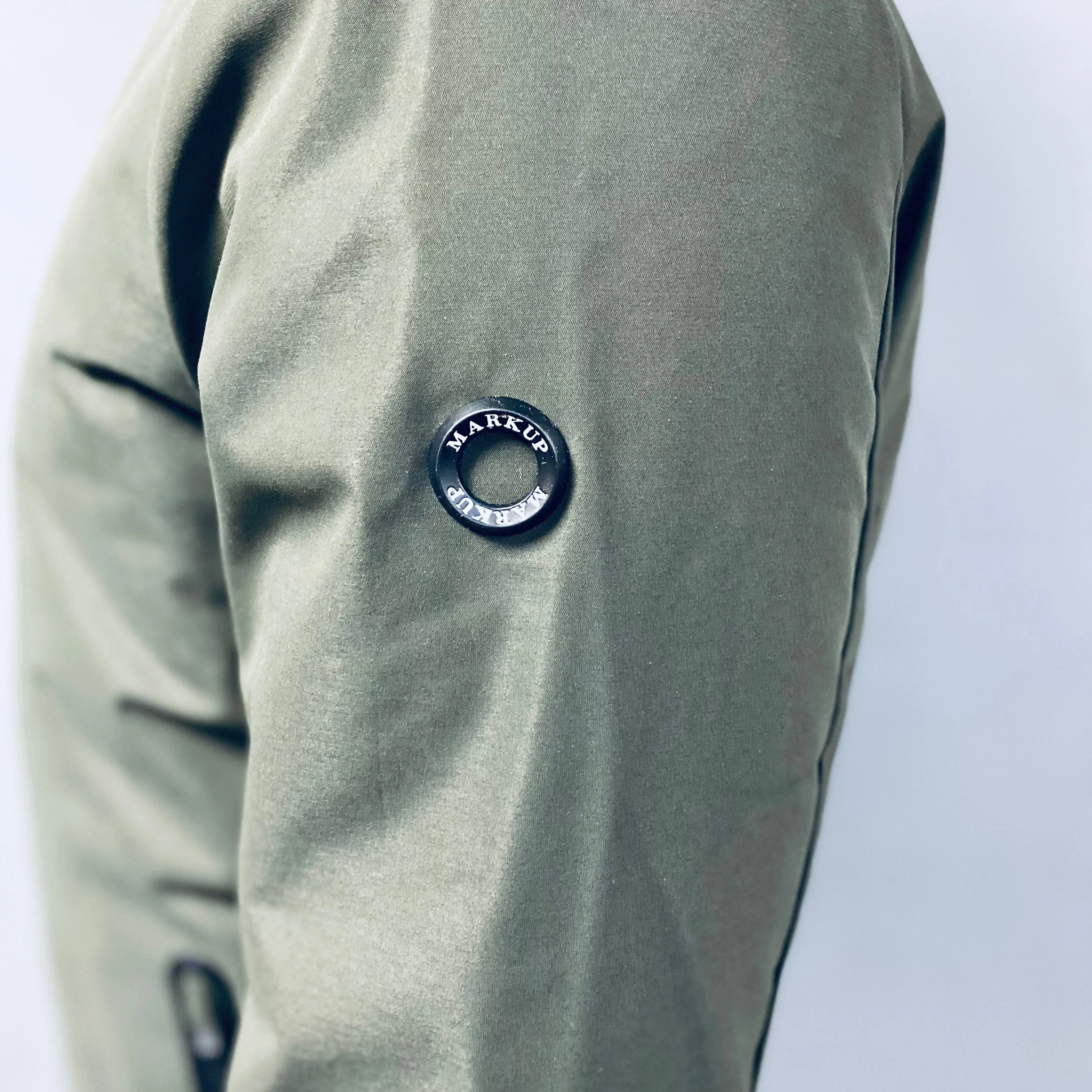 Markup Military Green Parka