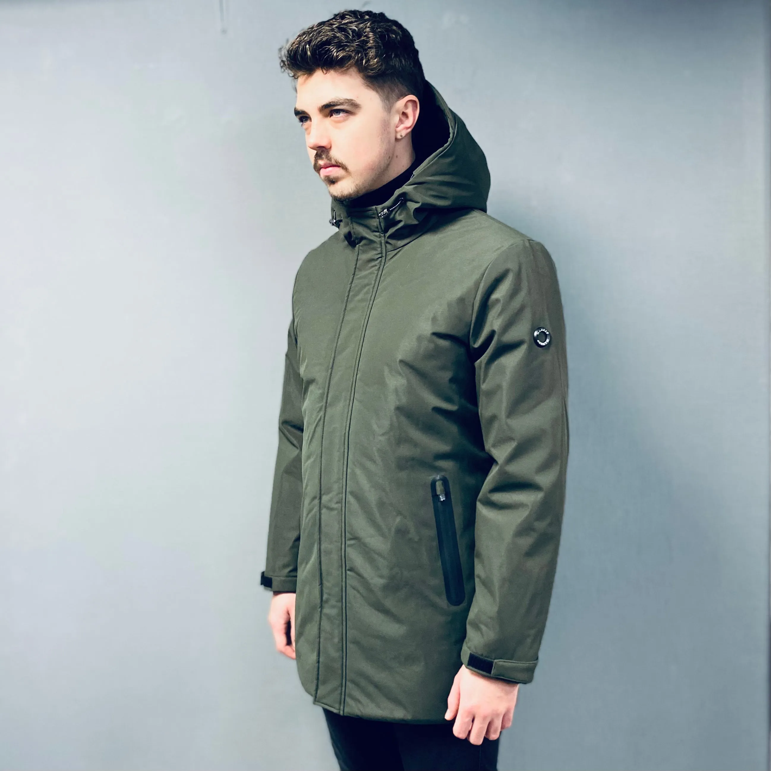 Markup Military Green Parka