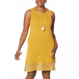 MarlaWynne Women's Sleeveless Ottoman Dress