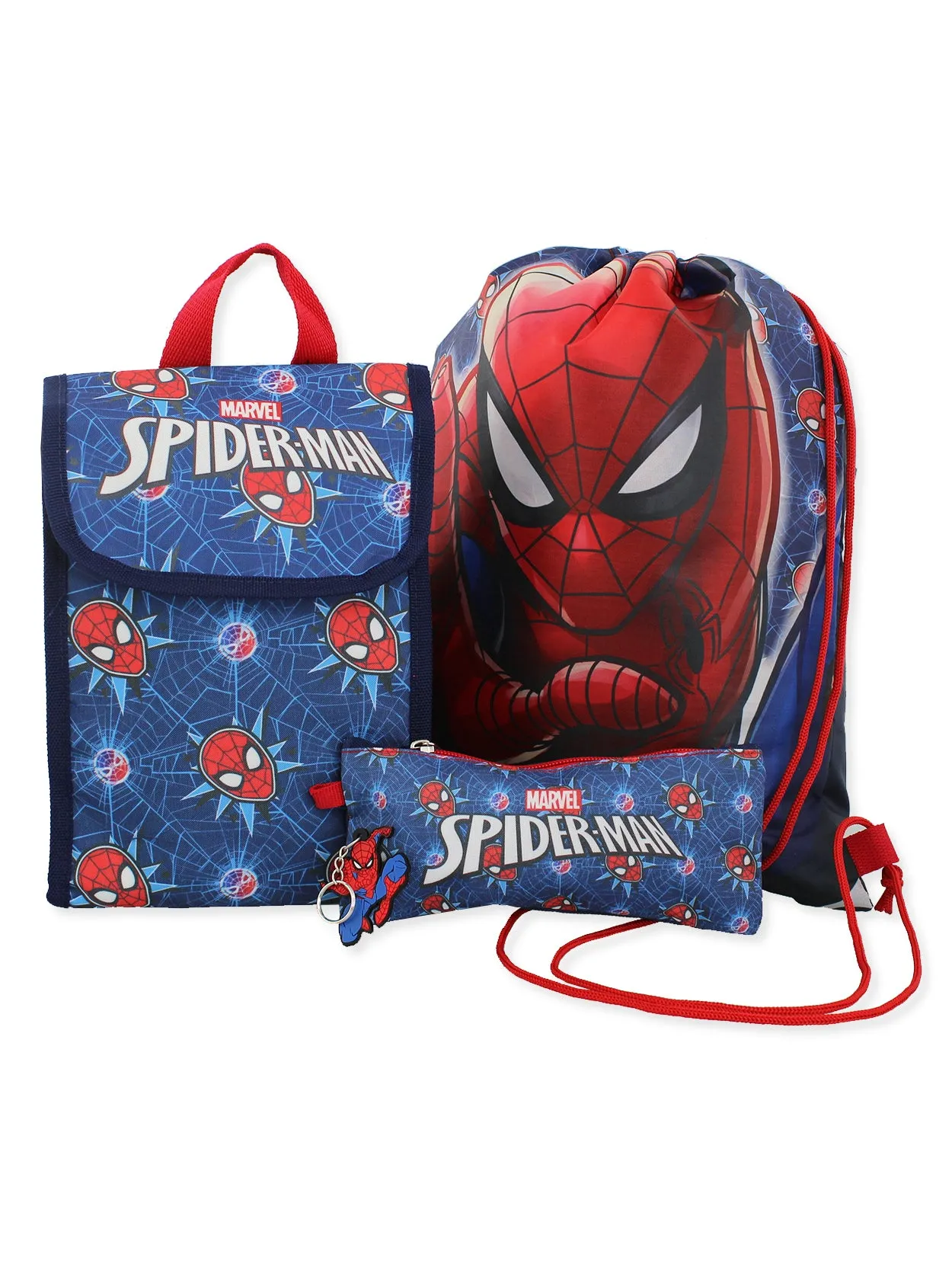 Marvel Spider-Man Boys 16" Backpack 5-Piece School Set