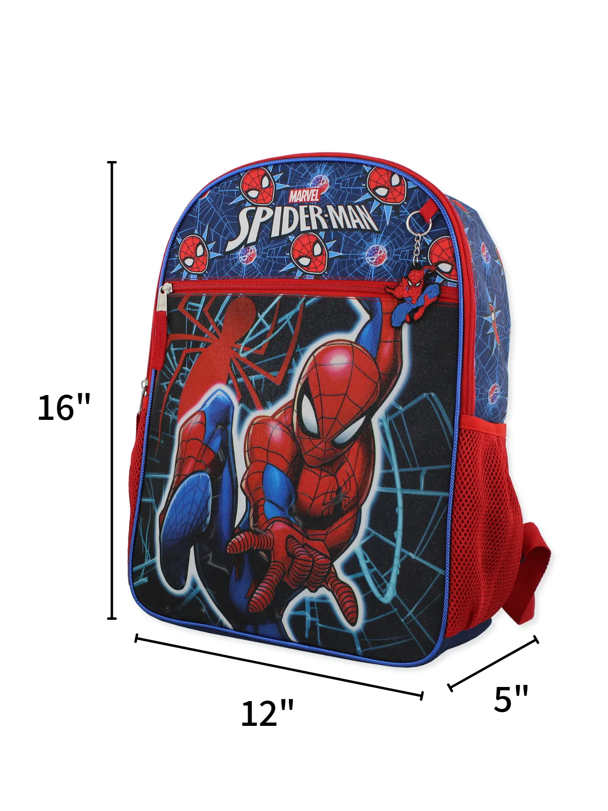 Marvel Spider-Man Boys 16" Backpack 5-Piece School Set