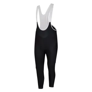 Mens Jewel Black Reflective Thermal Padded Cycling Bib Tights