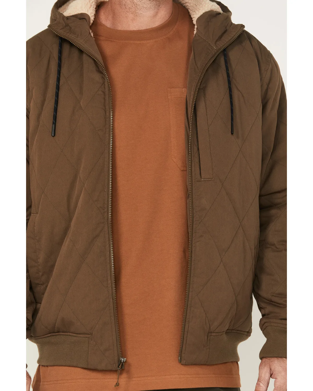 Men's Quilted Nylon Work Jacket
