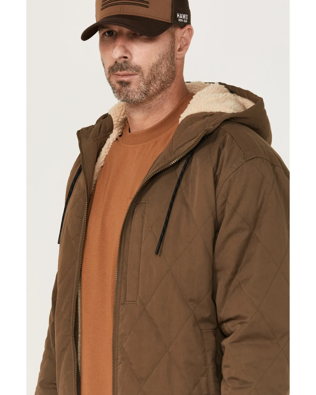 Men's Quilted Nylon Work Jacket