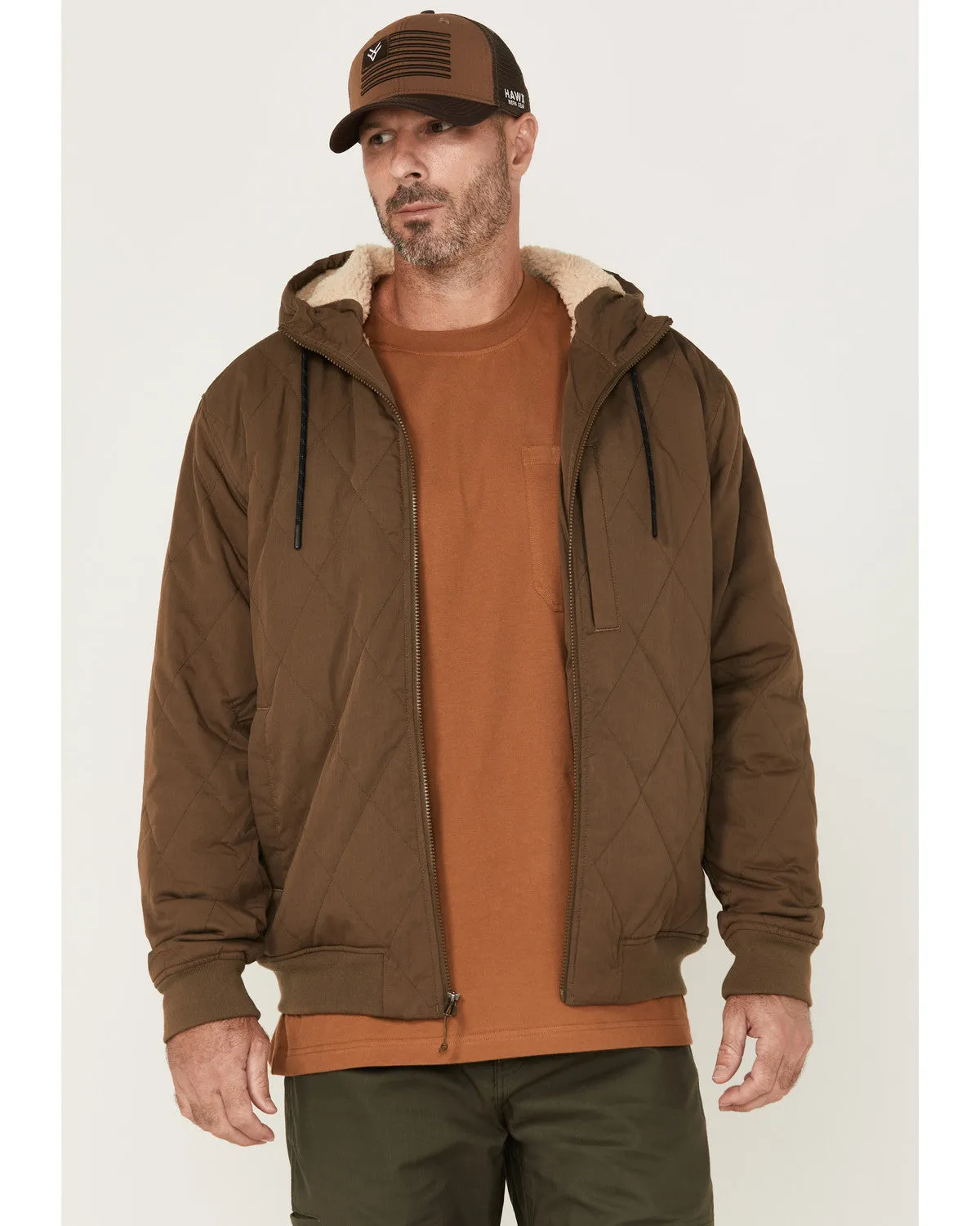 Men's Quilted Nylon Work Jacket