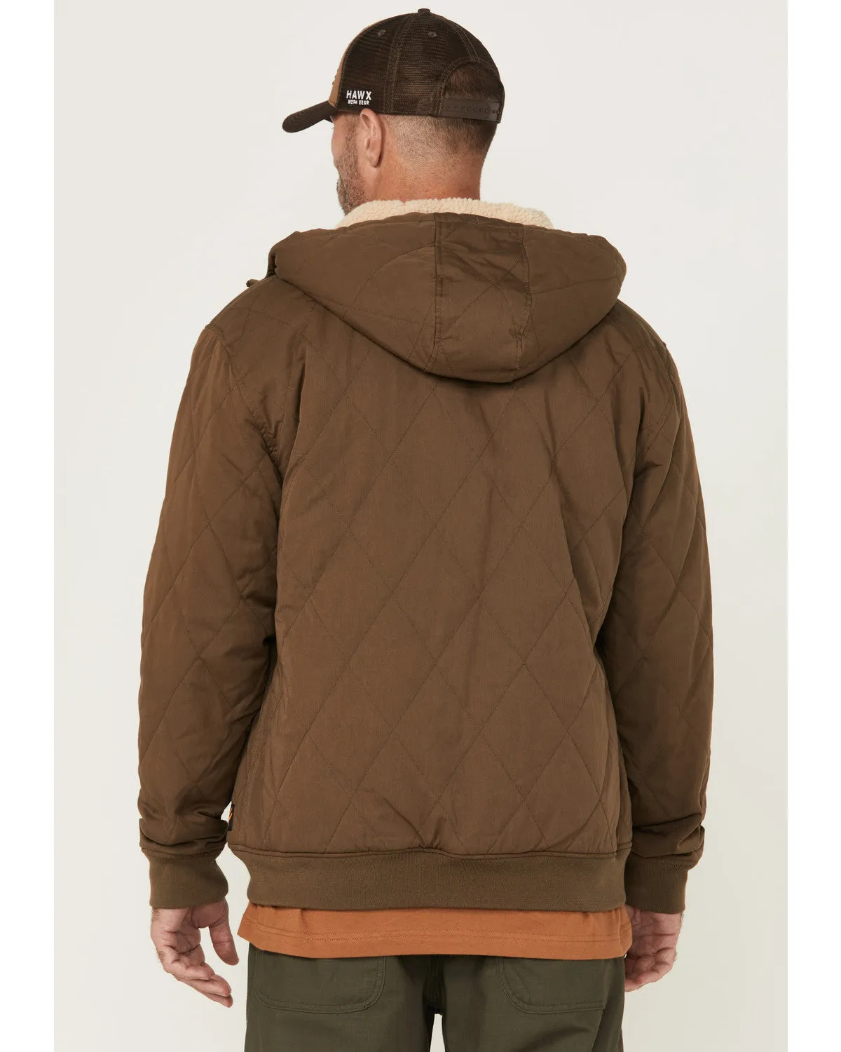 Men's Quilted Nylon Work Jacket