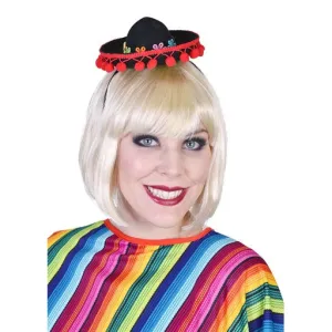 Mini Mexican Hat with Flower Band