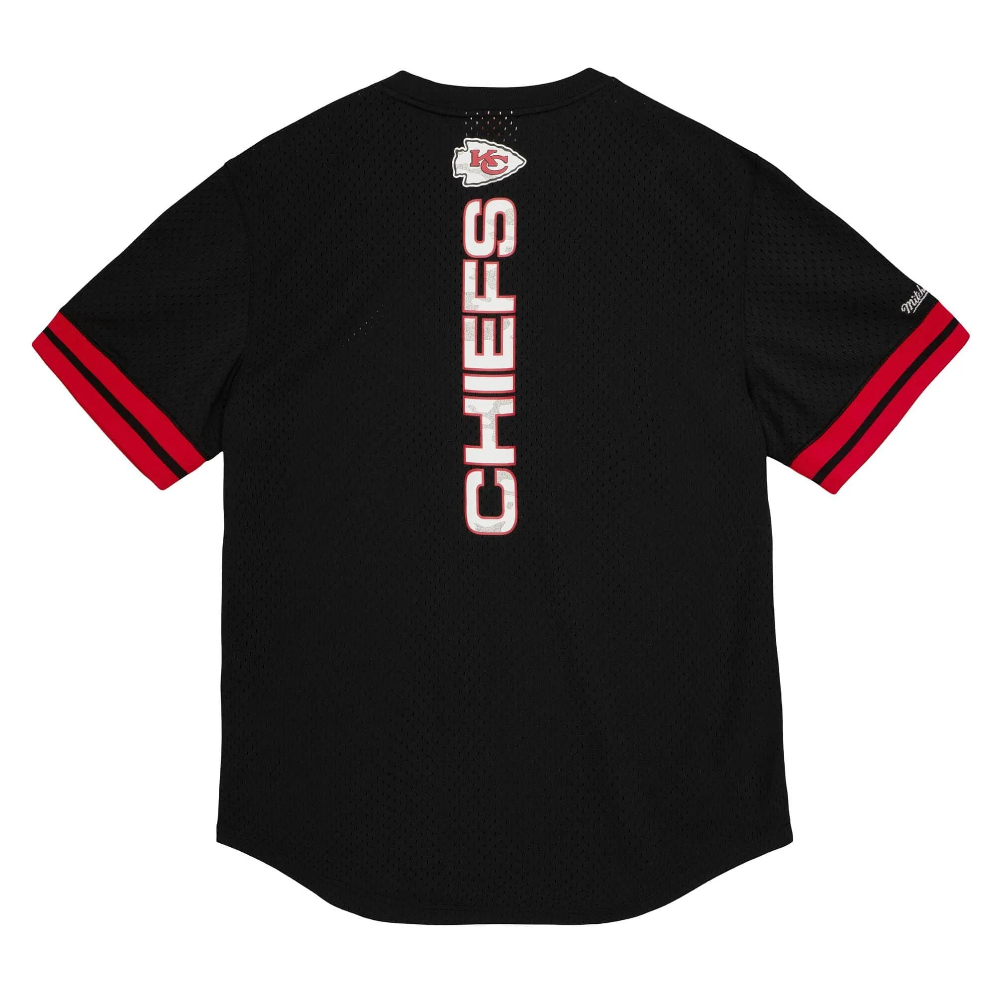 MITCHELL & NESS CAMO REFLECTIVE MESH CREW NECK KANSAS CITY CHIEFS