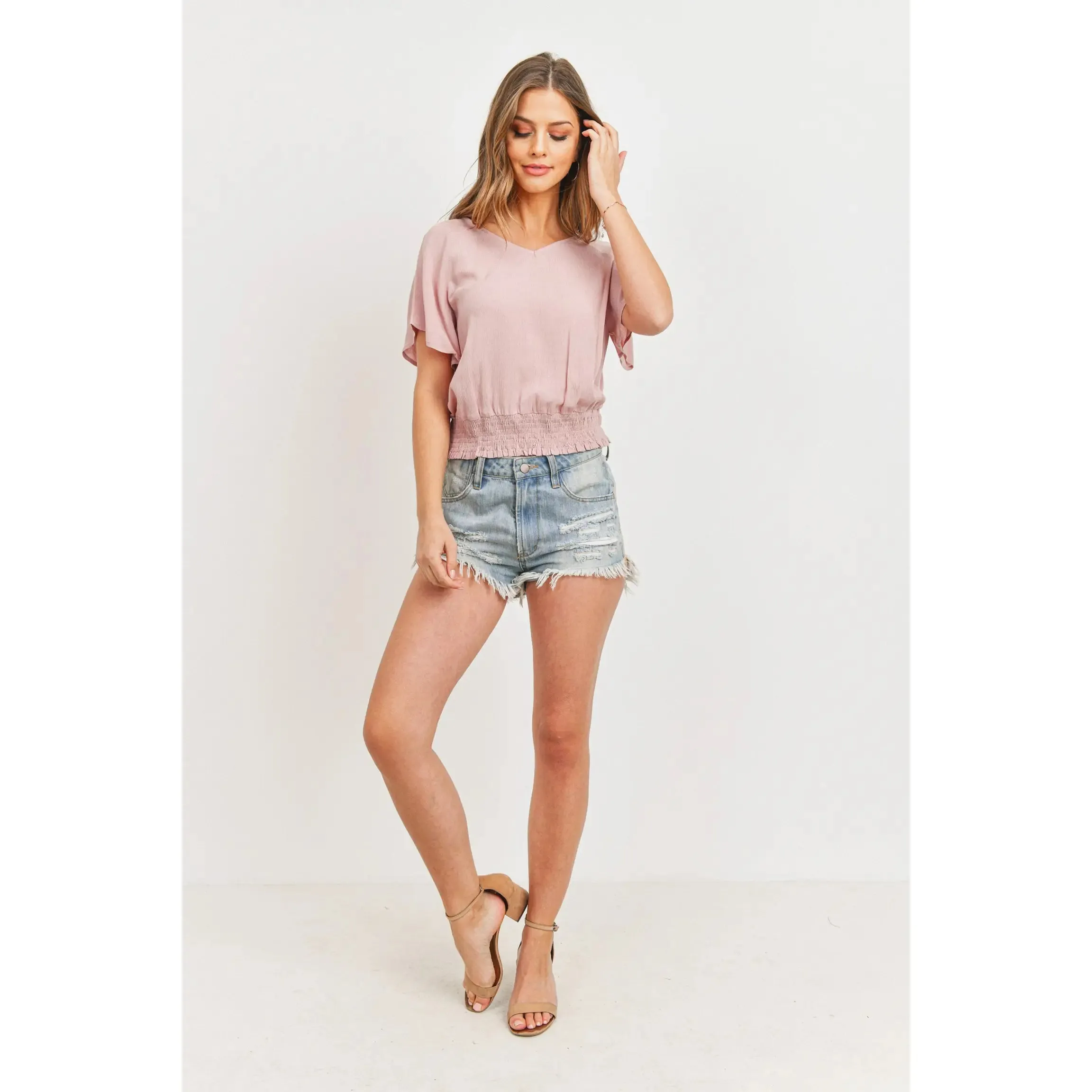 More to Come Mauve Top