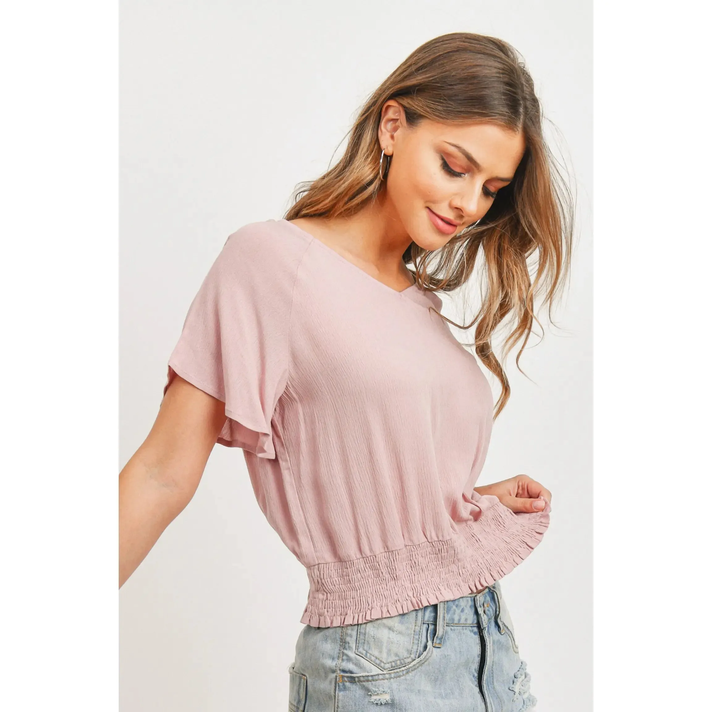 More to Come Mauve Top