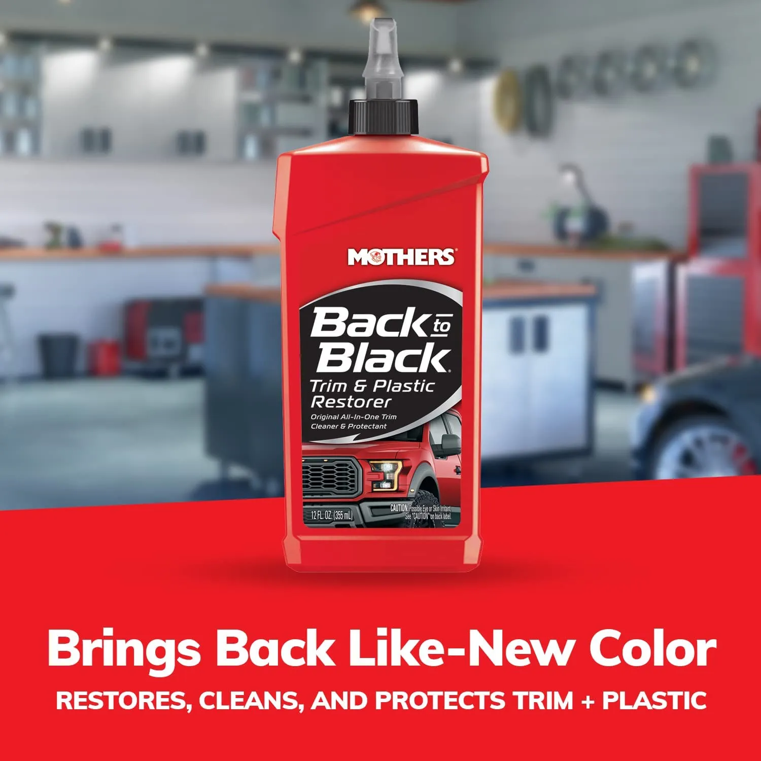 Mothers Back to Black Trim and Plastic Restorer 12 oz.