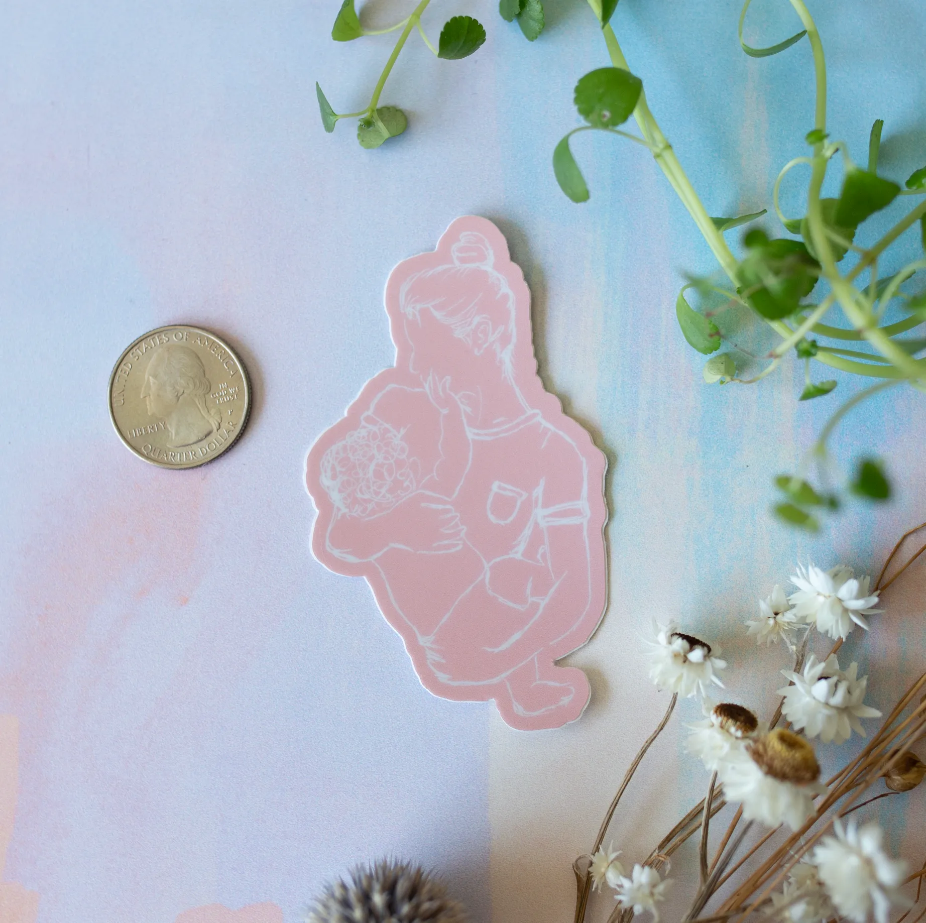 Mother's Love Breastfeeding Sticker