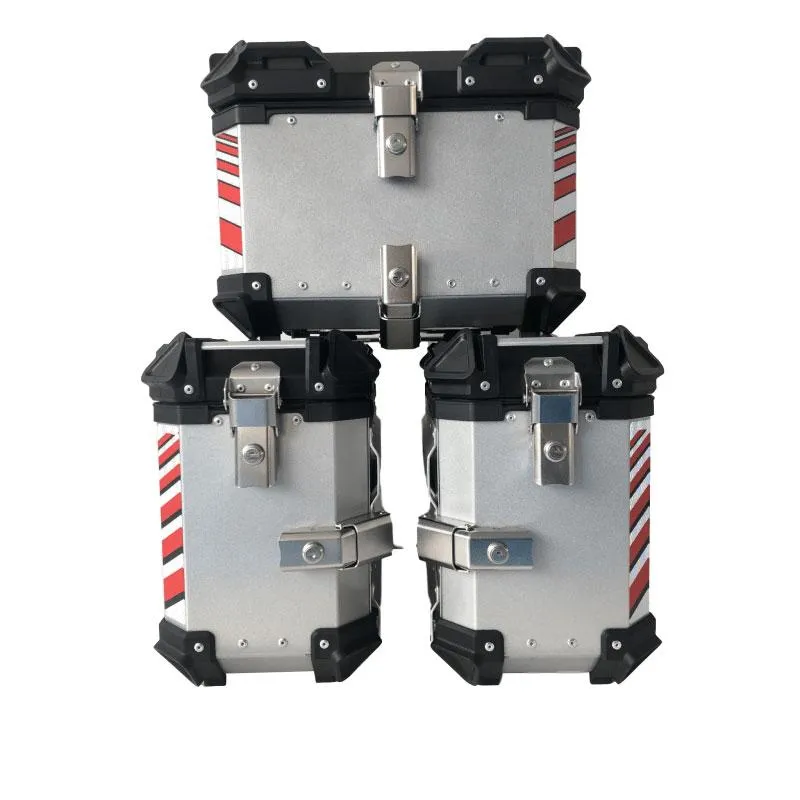 Motorcycle Pannier Box (2x Side 37L) 66Bhp