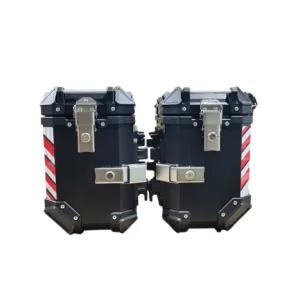Motorcycle Pannier Box (2x Side 37L) 66Bhp
