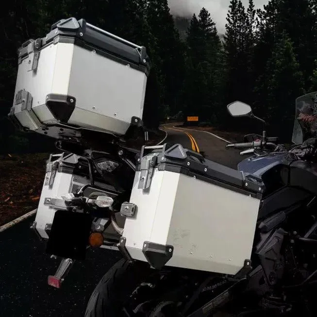 Motorcycle Pannier Box (2x Side 37L) 66Bhp