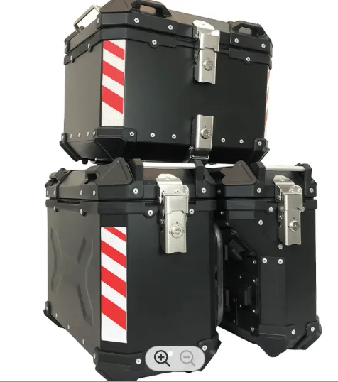 Motorcycle Pannier Box (2x Side 37L) 66Bhp