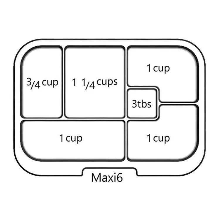 Munchbox Maxi6 Extra Tray (Clear)