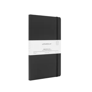myPAPERCLIP Executive Series Softcover Medium Notebook - Black