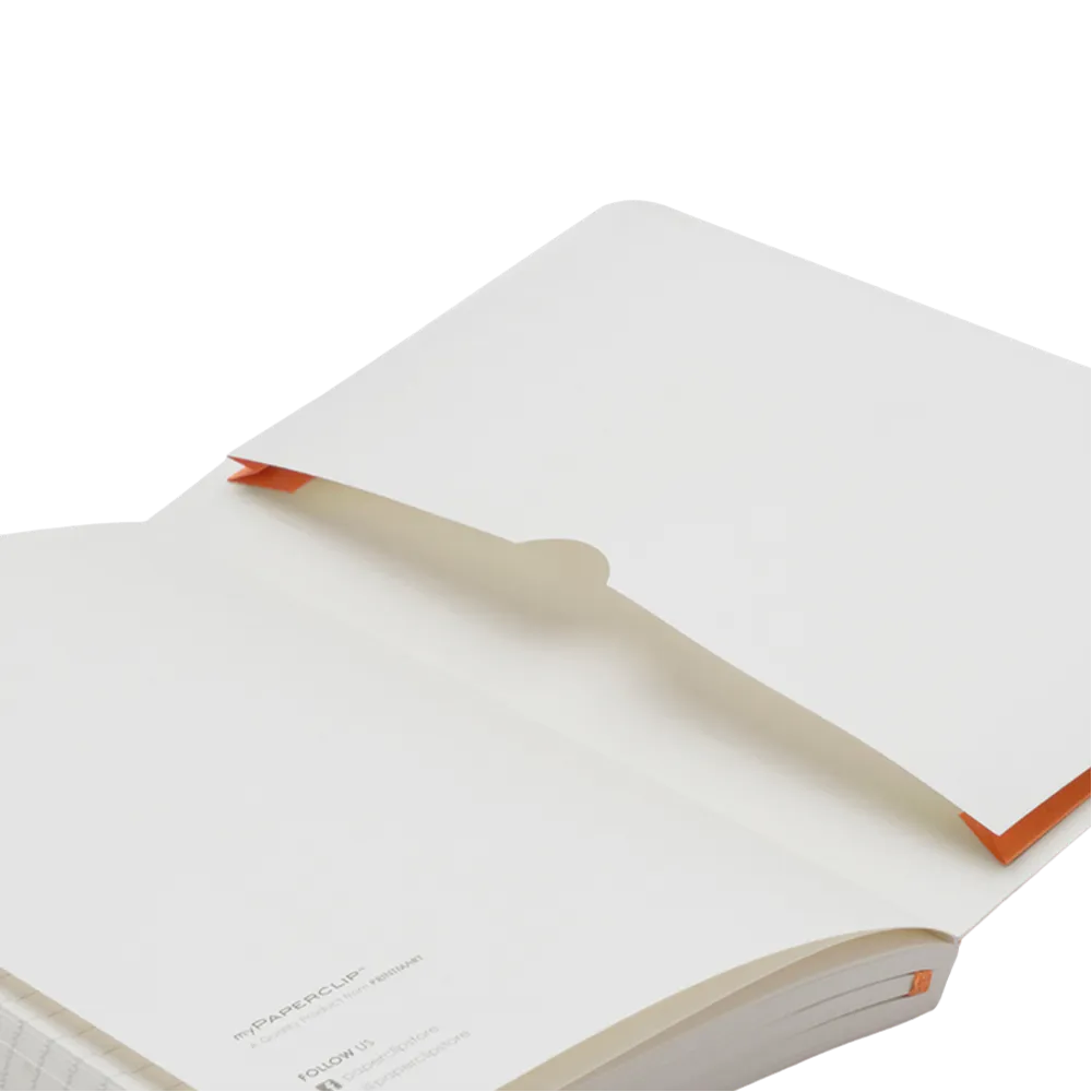myPAPERCLIP Executive Series Softcover Medium Notebook - Black