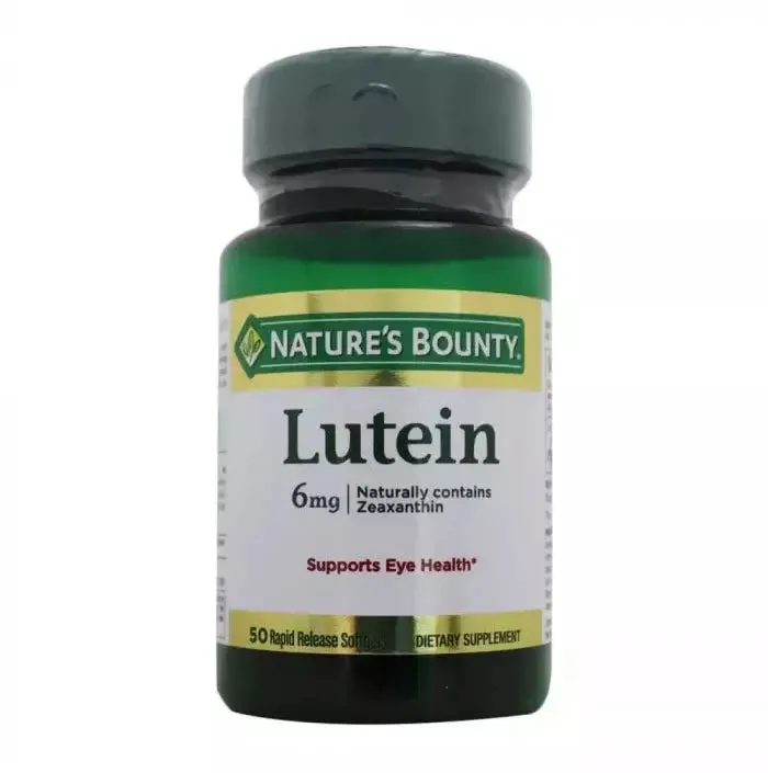 NATURES BOUNTY LUTEIN 6MG SOFTGEL 50s