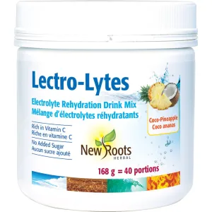 New Roots Lectro-Lytes Coco‑Pineapple 168 Grams 40 Servings