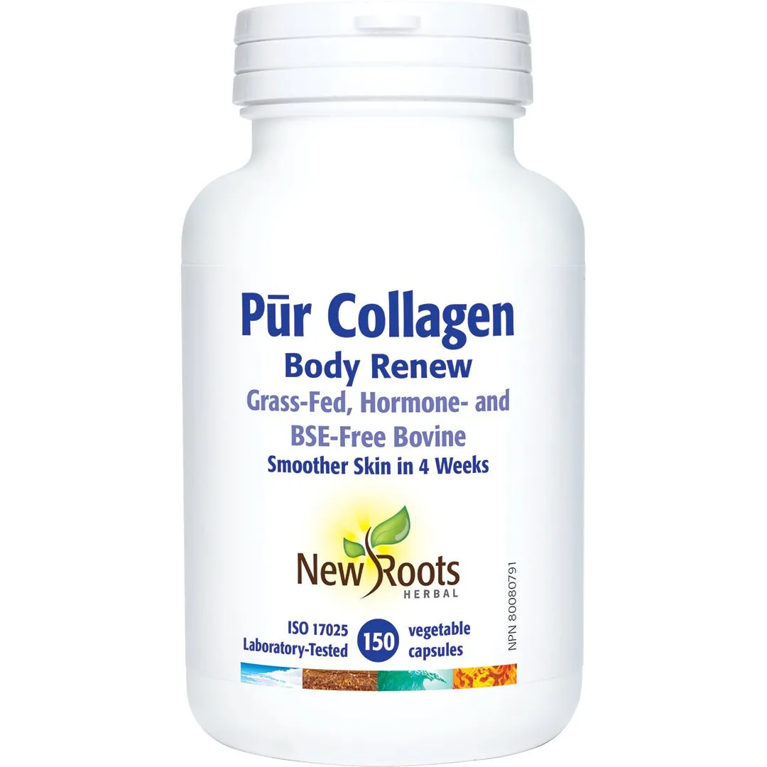 New Roots PUR Collagen Body Renew Veg Capsules