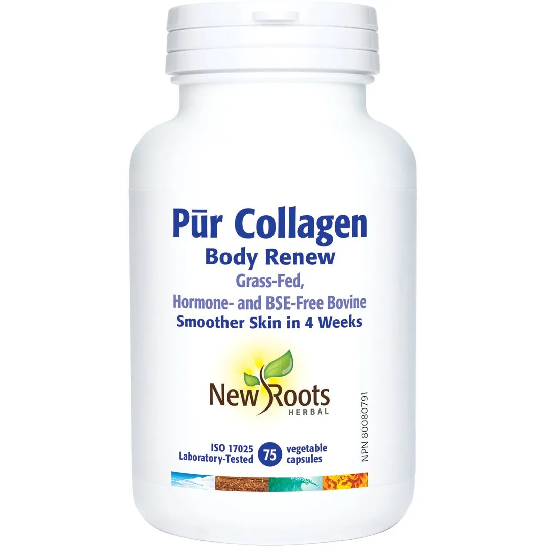 New Roots PUR Collagen Body Renew Veg Capsules